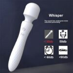 Lovesvibe 10 Vibrations Dual Motor Magic Wand Vibrator for Woman Clitoris Stimulation