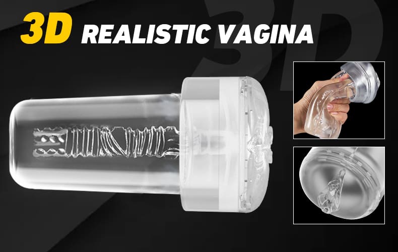 Lovesvibe 2 in 1 Penis Pumpen Vacuum Suction Soft Textures Vacuum Pump for Penis Training