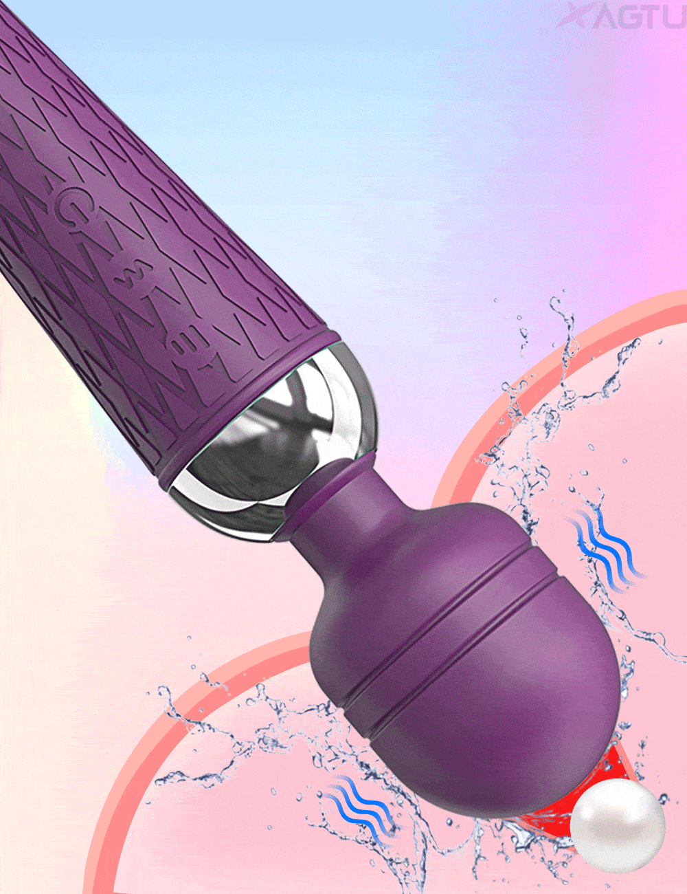 Lovesvibe 20 Powerful Vibration Magic Wand Vibrator Av Magic Wand for G-Spot Massage