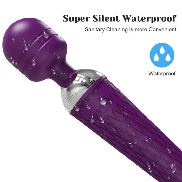 Lovesvibe 20 Powerful Vibration Magic Wand Vibrator Av Magic Wand for G-Spot Massage