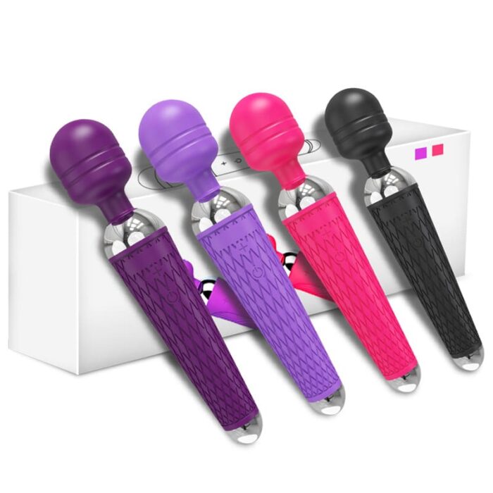 Lovesvibe 20 Powerful Vibration Magic Wand Vibrator Av Magic Wand for G-Spot Massage