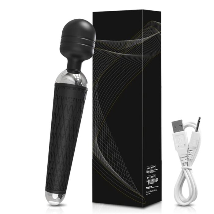 Lovesvibe 20 Powerful Vibration Magic Wand Vibrator Av Magic Wand for G-Spot Massage