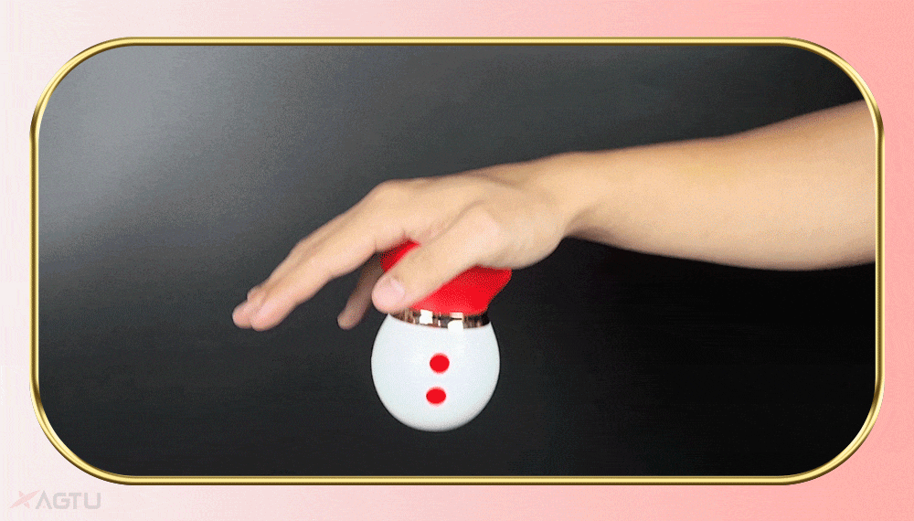 Lovesvibe 3 in 1 Rose Vibrator with 10 Vibration 3 Sucking Tongue Licking Nipple Toy
