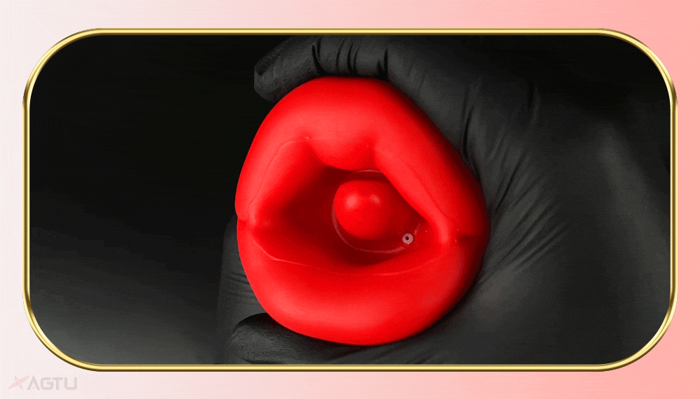 Lovesvibe 3 in 1 Rose Vibrator with 10 Vibration 3 Sucking Tongue Licking Nipple Toy 17
