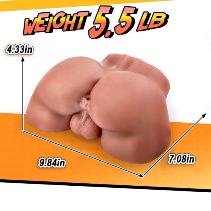 Lovesvibe 5.5LB 3D Realistic Textured Realistic Ass Anus Male Masturbator