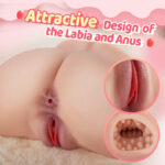 Lovesvibe 7 Frequencies 3 Speeds Life Size Realistic Female Big Ass & Pussy - 4.9LB