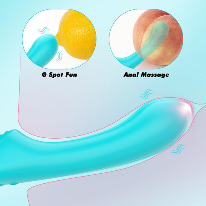 Lovesvibe 7 Vibration Strapless Dildo Double Ended Wearable G-Spot Dildo for Lesbian
