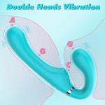 Lovesvibe 7 Vibration Strapless Dildo Double Ended Wearable G-Spot Dildo for Lesbian