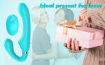 Lovesvibe 7 Vibration Strapless Dildo Double Ended Wearable G-Spot Dildo for Lesbian