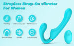 Lovesvibe 7 Vibration Strapless Dildo Double Ended Wearable G-Spot Dildo for Lesbian