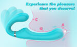 Lovesvibe 7 Vibration Strapless Dildo Double Ended Wearable G-Spot Dildo for Lesbian