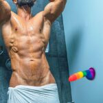 Lovesvibe 8'' Liquid Silicone Rainbow Dildo with Extreme Suction for Vaginal & Anal Sex