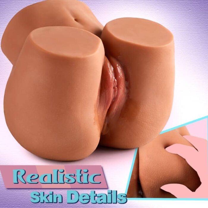 Lovesvibe 4.3LB Brown Life Sized Sex Doll Big Butt Sexy Female Realistic Ass