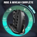 Lovesvibe Chastity Cage Device, 9 Frequency Electric Shock Cock Cage with Remote Control
