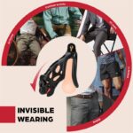 Lovesvibe Invisible Male Chastity Cage Device with Invisible Lock, Keys & 3 Dick Rings