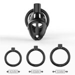 Lovesvibe Lightweight Male Chastity Cage with 3 Cock Rings & Invisible Lock
