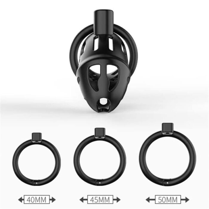 Lovesvibe Lightweight Male Chastity Cage with 3 Cock Rings & Invisible Lock