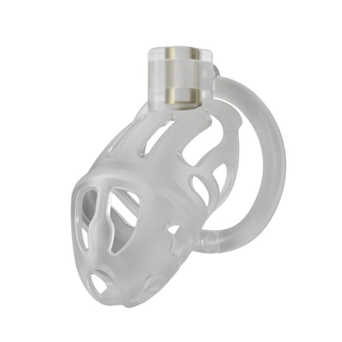 Lovesvibe Lightweight Male Chastity Cage with 3 Cock Rings & Invisible Lock