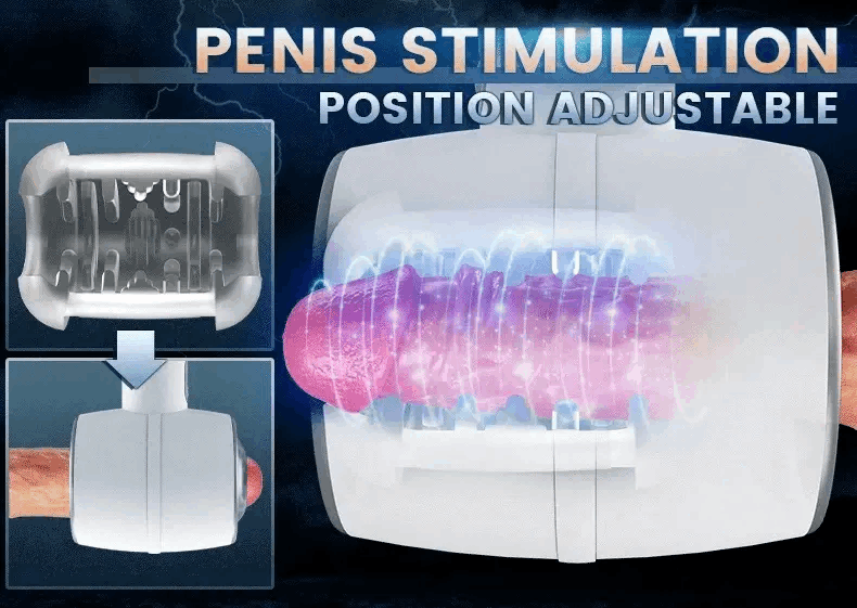 Lovesvibe Lntelligent Telescoping Male Masturbator with 3 vibrating Sucking modes