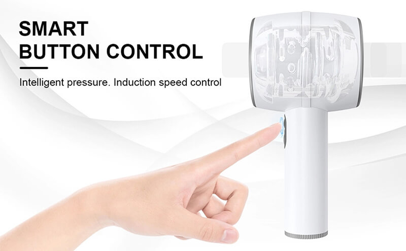 Lovesvibe Lntelligent Telescoping Male Masturbator with 3 vibrating Sucking modes