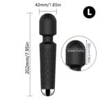 Lovesvibe Magic Wand Vibrator with 20 Powerful Vibration Modes for G-Spot Stimulation