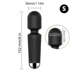 Lovesvibe Magic Wand Vibrator with 20 Powerful Vibration Modes for G-Spot Stimulation
