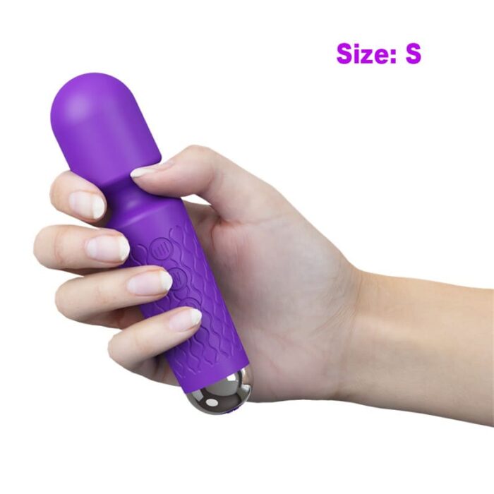 Lovesvibe Magic Wand Vibrator with 20 Powerful Vibration Modes for G-Spot Stimulation