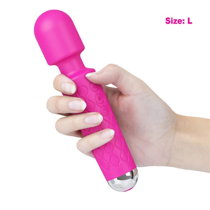 Lovesvibe Magic Wand Vibrator with 20 Powerful Vibration Modes for G-Spot Stimulation