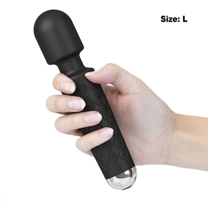 Lovesvibe Magic Wand Vibrator with 20 Powerful Vibration Modes for G-Spot Stimulation
