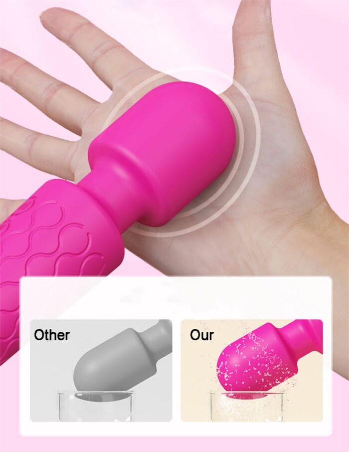 Lovesvibe Magic Wand Vibrator with 20 Powerful Vibration Modes for G-Spot Stimulation