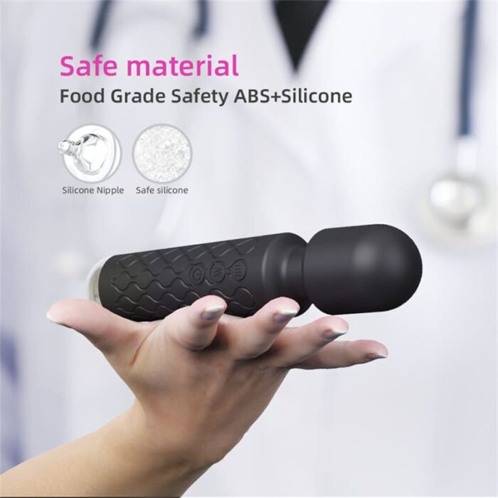Lovesvibe Magic Wand Vibrator with 20 Powerful Vibration Modes for G-Spot Stimulation