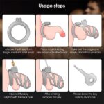 Lovesvibe Male Chastity Cage | Chastity Device with 3 Active Rings and Keys