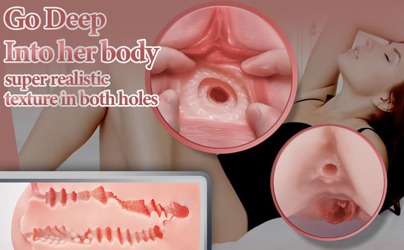 Lovesvibe 4.2LB Plump Sex Doll Life-Sized Ass 3D Textured Stroker Male Masturbator