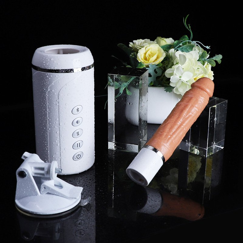 Omysky 14" Dildo Machine, 6 Vibrating & Thrusting Sex Machine with Suction Cup