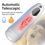 Tifforun Spaceship Automatic Stroker 10 Vibration 5 Push Sucking Masturbator