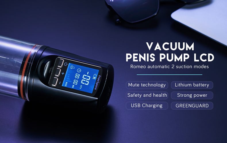 Typhoon 2 Suction Automatic Penis Pump with Transparent Cylinder and Lcd Display