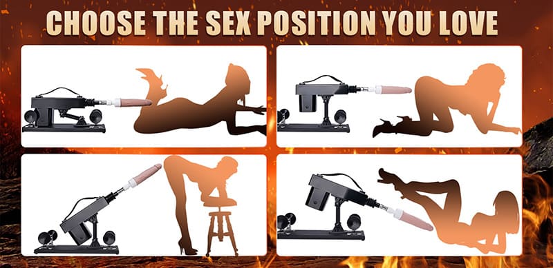 Lovesvibe Automatic 12 Powerful Vibration Modes Heating Dildo Machine with Suction Cup 28 Inch