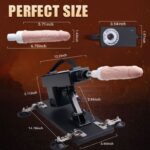 Lovesvibe Automatic 12 Powerful Vibration Modes Heating Dildo Machine with Suction Cup 28 Inch