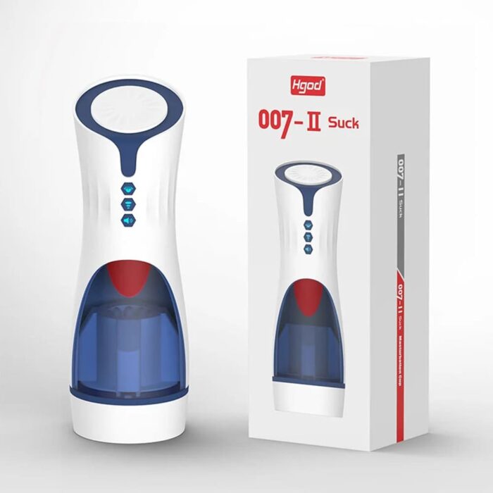 007-Ⅱ Automatic Tongue Licking Male Masturbator with 7 Tongue licking & 4 Sucking Electric Voice Mens Sex Toys