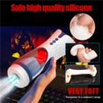 007-Ⅱ Automatic Tongue Licking Male Masturbator with 7 Tongue licking & 4 Sucking Electric Voice Mens Sex Toys