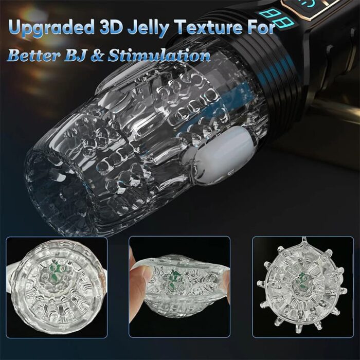 Arthur 3.0 Gawk Gawk 3000 Male Masturbator with 10 Vibration 5 Thrusting Rotation Mode LCD Mens Sex Toy