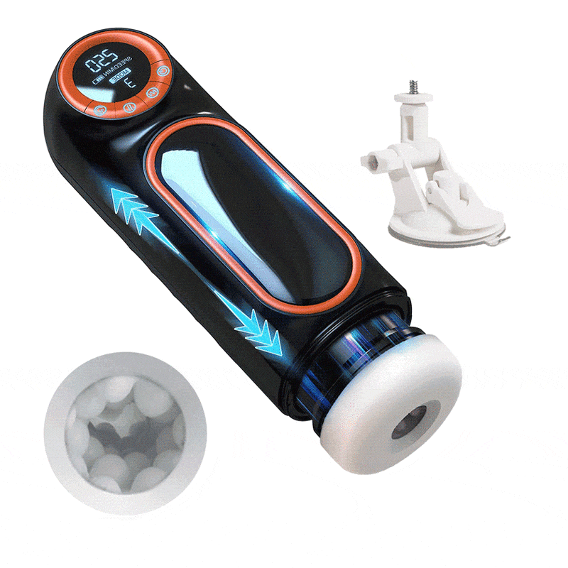 Automatic Male Masturbator with 10 Vibration & Thrusting 4 Suction Male Sex Toy