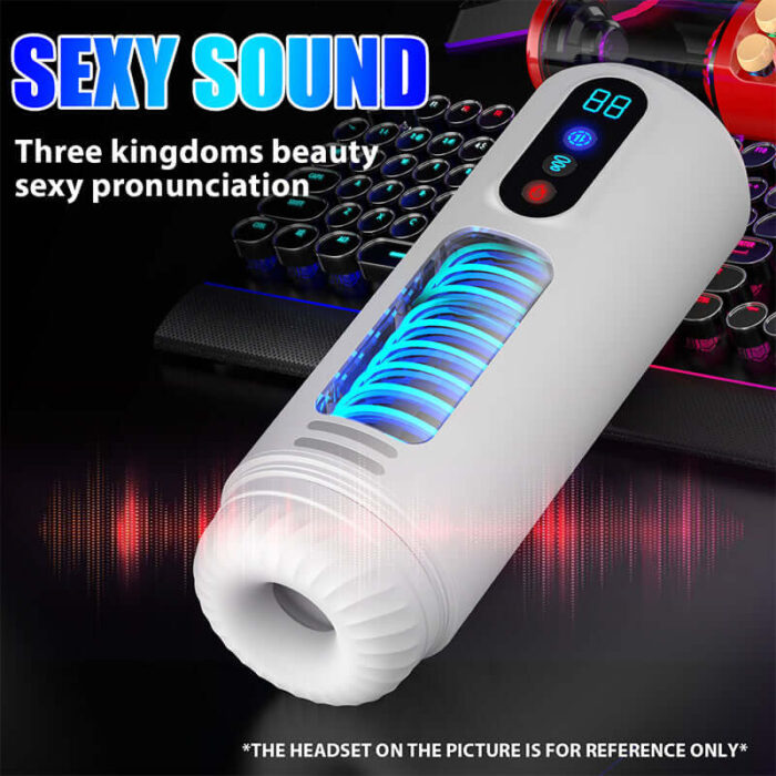 Automatic Male Masturbator with 9 Vibration Rotation & Thrusting Stroker for Sex Toys for Men Max Jet Cup