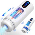 Automatic Male Masturbator with 9 Vibration Rotation & Thrusting Stroker for Sex Toys for Men Max Jet Cup