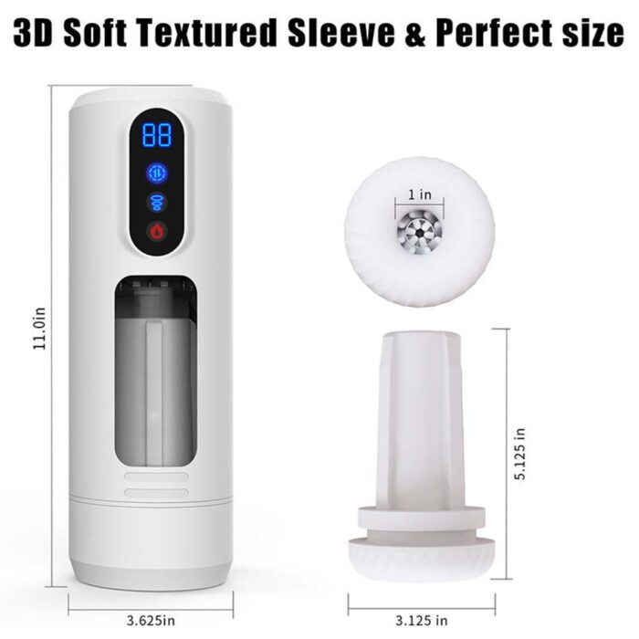 Automatic Male Masturbator with 9 Vibration Rotation & Thrusting Stroker for Sex Toys for Men Max Jet Cup