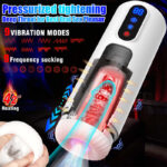 Automatic Male Masturbator with 9 Vibration Rotation & Thrusting Stroker for Sex Toys for Men Max Jet Cup
