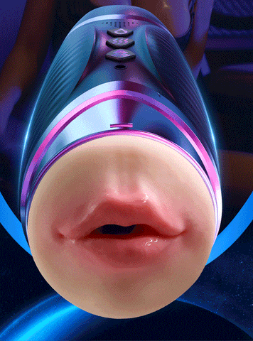 Black Hole R20 Automatic Male Masturbator with Heating Moaning Voice Double Head Blowjob Penis Trainer 14