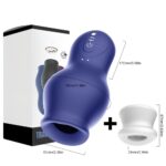 DRAGONSUCK Automatic Male Masturbator with 7 Vibration Sucking Soft TPE Channel Mens Sex Toy