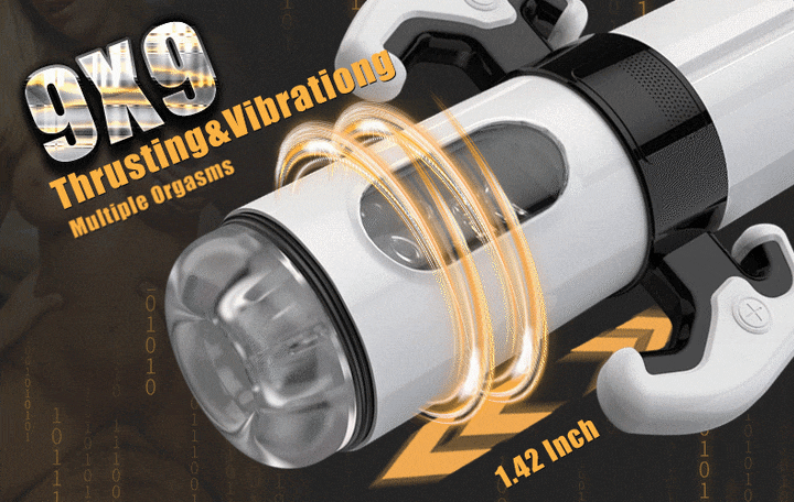 Galaku F1 Automatic Sucking Male Masturbator with 10-Frequency Vibration Men Automatic Sex Machines