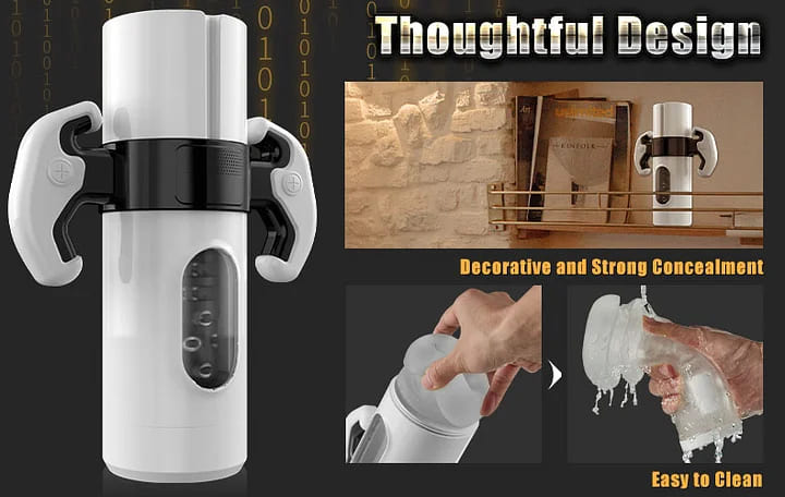 Galaku F1 Automatic Sucking Male Masturbator with 10-Frequency Vibration Men Automatic Sex Machines